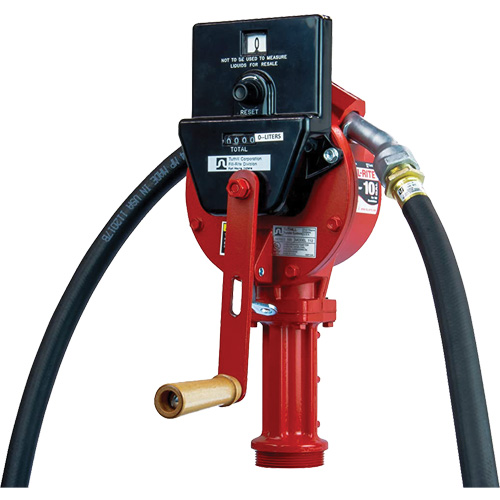 UL Approved Rotary Hand Pumps With Meter, Aluminum Planification Entrepots Molloy