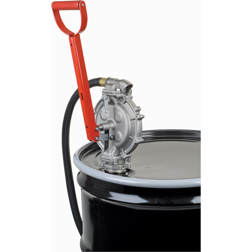 Hand Pump, Aluminum/Steel, 25.5 oz./Stroke, Fits 15-55 Gal. Planification Entrepots Molloy