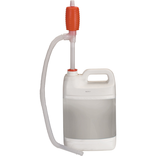 Pompe de style siphon, Pour 5 gal. US, 2 gal/min Planification Entrepots Molloy