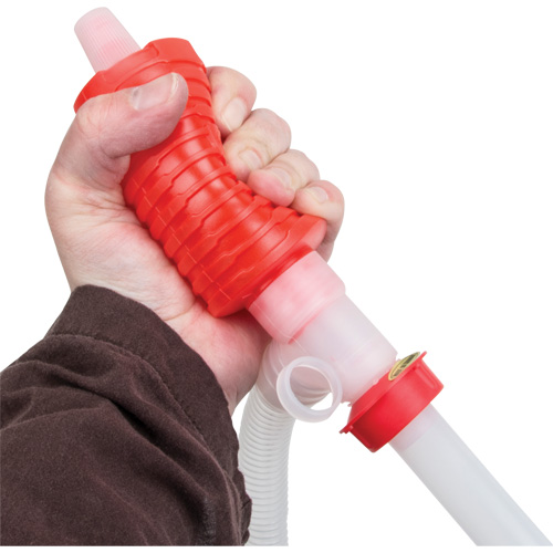 Pompe de style siphon, Pour 5 gal. US, 2 gal/min Planification Entrepots Molloy