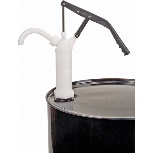 Lever-Type Drum Pump, PTFE, 14 oz./Stroke, Fits 5-55 Gal. Planification Entrepots Molloy