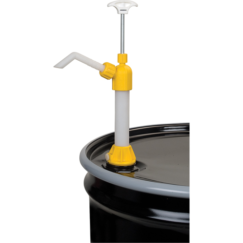 Pompe de type &agrave; tirer pour baril , Pour 15 - 55 gal., 14 oz/course Planification Entrepots Molloy