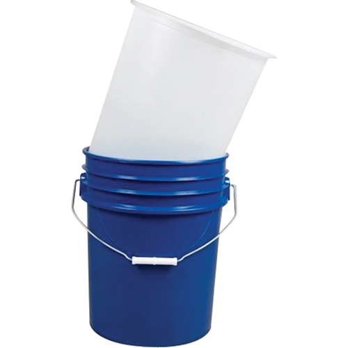 Doublures pour seaux en acier, 11-1/4" dia. x 12-1/4" h, 5 gal. US (4,16 gal. imp.) capacit&eacute; Planification Entrepots Molloy