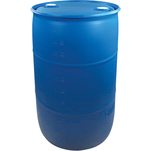 Polyethylene Drums, 55 US gal (45 imp. gal.), Closed Top, Blue Planification Entrepots Molloy
