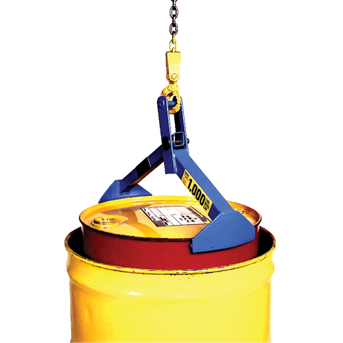 Leveur de baril et Overpack, 55 - 85 gal. US (45 - 70 gal. imp.), Cap. 1000 lb/454 kg Planification Entrepots Molloy