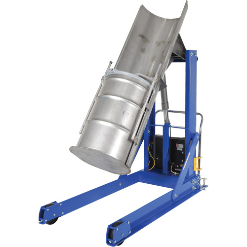 Tombereau hydraulique portatif pour baril, Pour 30 - 55 gal. US (25 - 45,8 gal. imp.) Planification Entrepots Molloy