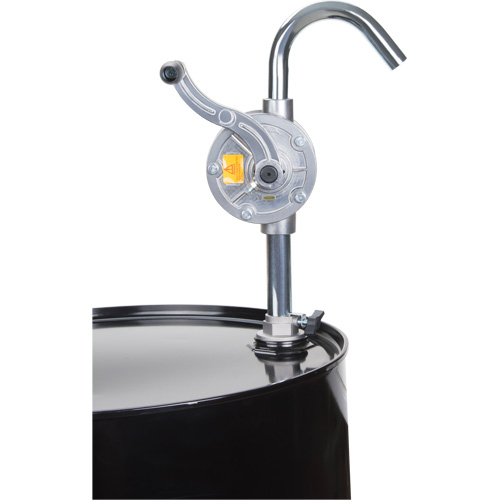 Pompe rotative pour baril, Aluminium, Pour capacit&eacute; 5-55 gal., 9,5 oz/course Planification Entrepots Molloy