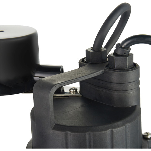 Thermoplastic Submersible Sump Pump, 2560 GPH, 115 V, 4.6 A, 1/3 HP Planification Entrepots Molloy