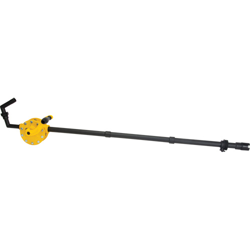 Pompe rotative pour baril, Polypropyl&egrave;ne, Pour capacit&eacute; 15 - 55 gal. US, 8 oz/course Planification Entrepots Molloy