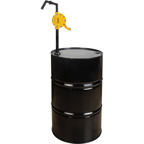 Pompe rotative pour baril, Polypropyl&egrave;ne, Pour capacit&eacute; 15 - 55 gal. US, 8 oz/course Planification Entrepots Molloy