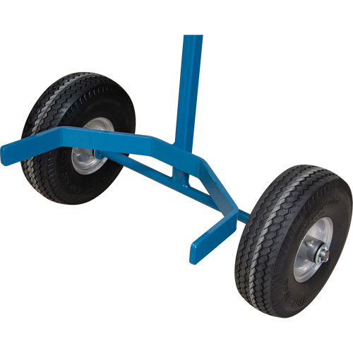 Chariot &agrave; cylindres, Roues Anticrevaison, Base de 15-1/2" W x 14-1/4" L, 600 lb Planification Entrepots Molloy