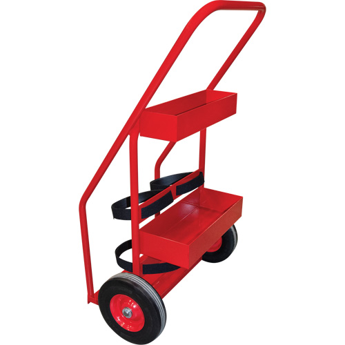 Chariot de prevention d'incendie pour travaux &agrave; chaud, Roues Semi-pneumatique, Base de 17,75" la x 8,9" lo, 100 lb Planification Entrepots Molloy