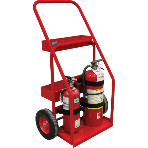 Chariot de prevention d'incendie pour travaux &agrave; chaud, Roues Semi-pneumatique, Base de 17,75" la x 8,9" lo, 100 lb Planification Entrepots Molloy