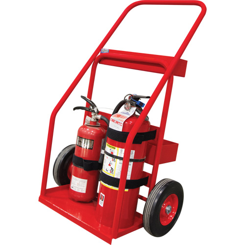 Chariot de prevention d'incendie pour travaux &agrave; chaud, Roues Semi-pneumatique, Base de 17,75" la x 8,9" lo, 100 lb Planification Entrepots Molloy
