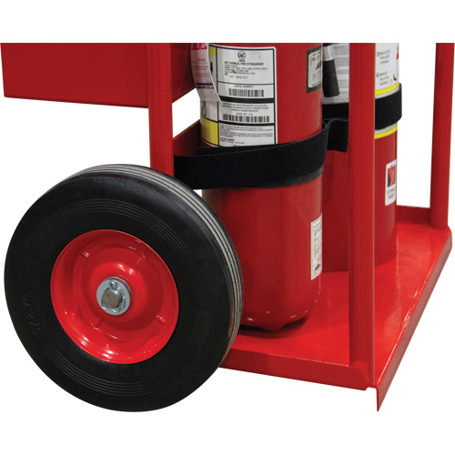 Chariot de prevention d'incendie pour travaux &agrave; chaud, Roues Semi-pneumatique, Base de 17,75" la x 8,9" lo, 100 lb Planification Entrepots Molloy