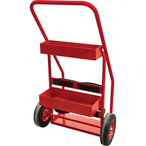 Chariot de prevention d'incendie pour travaux &agrave; chaud, Roues Semi-pneumatique, Base de 17,75" la x 8,9" lo, 100 lb Planification Entrepots Molloy
