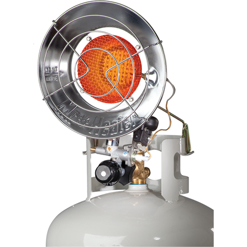 Single Tank-Top Heater, Radiant Heat, Propane, 15000 BTU/H Planification Entrepots Molloy