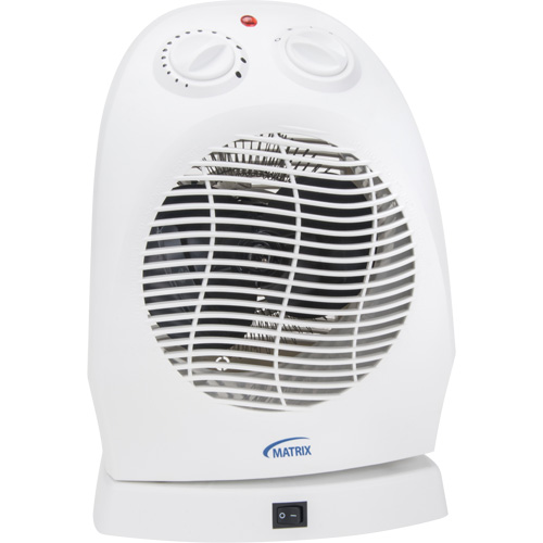 Portable Convection Heater, Fan, Electric, 5200 Planification Entrepots Molloy