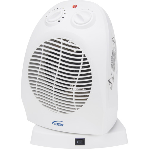 Portable Convection Heater, Fan, Electric, 5200 Planification Entrepots Molloy
