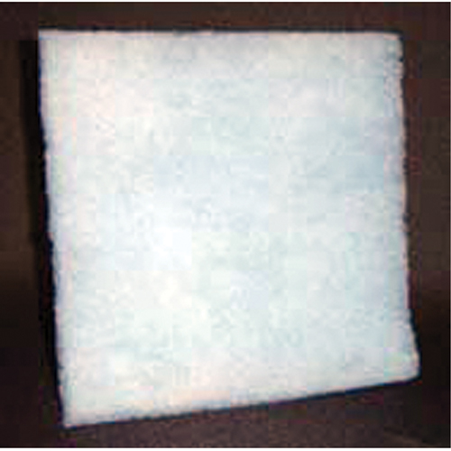 Synthetic Media Filters, Pad, MERV 5, 20" W x 2" D x 18" H Planification Entrepots Molloy