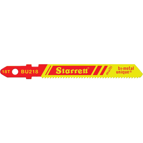 Lames pour scie sauteuse Unified Shank, Bim&eacute;tal, 2" lo, 18 dents par pouce Planification Entrepots Molloy