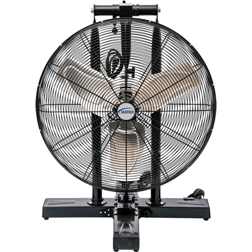 Foldable Pedestal Fan, Industrial, 3 Speed, 24" Diameter Planification Entrepots Molloy