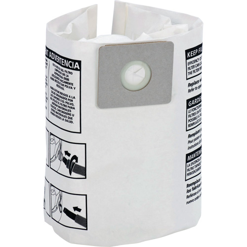 Disposable Dry Filter Bags, 4 US gal. Planification Entrepots Molloy