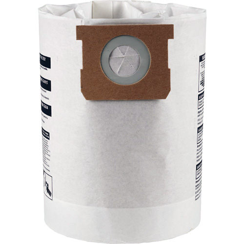 Sacs filtrants pour d&eacute;bris secs jetables de type E, 5 - 8 gal. US Planification Entrepots Molloy