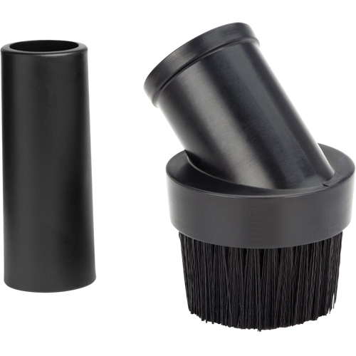 Brosse ronde 1-1/2" avec adaptateur 1-1/4" Planification Entrepots Molloy