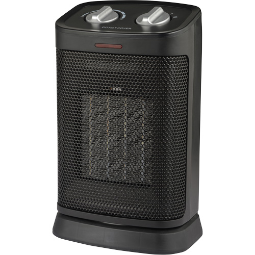 Oscillating Heater, Ceramic, Electric, 5200 BTU/H Planification Entrepots Molloy