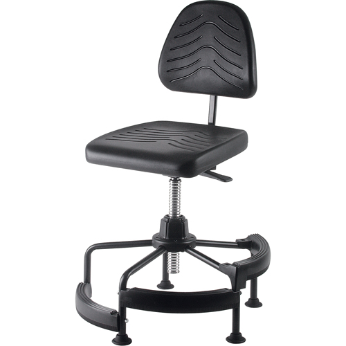 Industrial Stool, Stationary, Adjustable Height, 250 lbs. Capacity Planification Entrepots Molloy