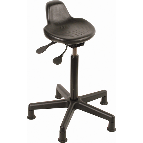 Stool, Sit/Stand, Adjustable Height, 250 lbs. Capacity Planification Entrepots Molloy