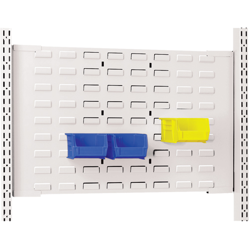 Accessoires pour &eacute;tablis du syst&egrave;me Nexus - Panneaux arri&egrave;re en acier &agrave; fentes Planification Entrepots Molloy