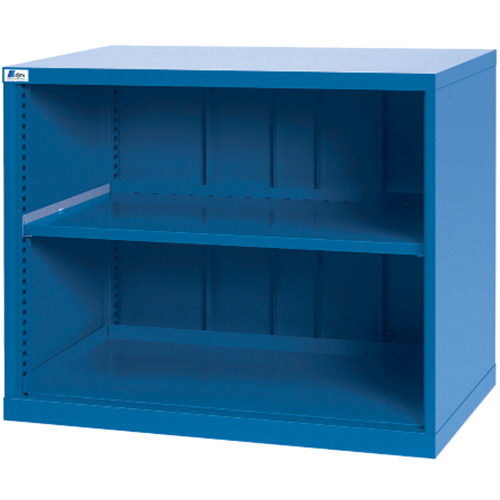 Shelf Cabinets, Steel, 33-1/2" H x 40-1/4" W x 22-1/2" D, Bright blue Planification Entrepots Molloy