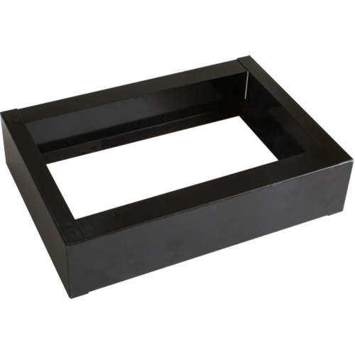 All-Welded Concorde - Heavy-Duty Lockers Recessed Base, 1 Banks, 4" H x 12" W x 17" D, Black, Steel Planification Entrepots Molloy