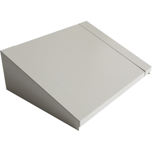 All-Welded Concorde - Heavy-Duty Lockers Sloping Top, 2 Bank, 18" D x 24" W x 6" H, Grey, Steel Planification Entrepots Molloy