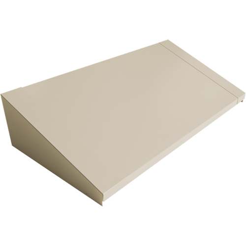 Dessus inclin&eacute; pour casiers robustes enti&egrave;rement soud&eacute; Concorde, Bloc de 3, 18" p x 36" la x 6" ha, Beige, Acier Planification Entrepots Molloy