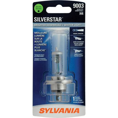 9003 Ampoule de feu avant SilverStar Ultra, Halog&egrave;ne, 60 W, Blanc Planification Entrepots Molloy
