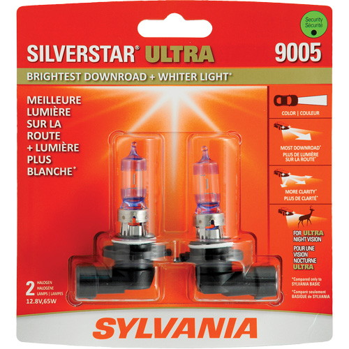 9005 SilverStar&reg; Ultra Headlight Bulb, Halogen, 65 W, White Planification Entrepots Molloy