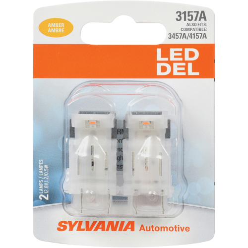 Mini-ampoule automobile 3157A, DEL, 0,5 W/12,8 W, Ambr&eacute;e Planification Entrepots Molloy