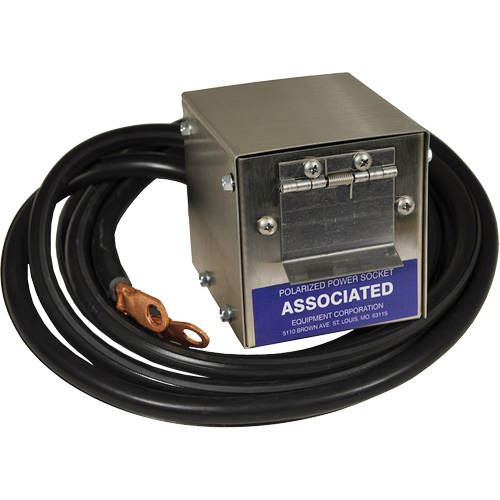 Boîte de douille polaris&eacute;e en acier inoxydable &agrave; brancher pour mod&egrave;le 6139, 4 AWG, C&acirc;ble 5' Planification Entrepots Molloy