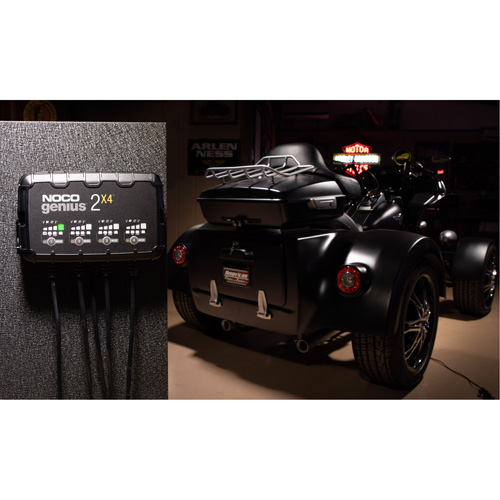 Chargeur de batterie 4 sorties de 8 A Genius 2X4 Planification Entrepots Molloy