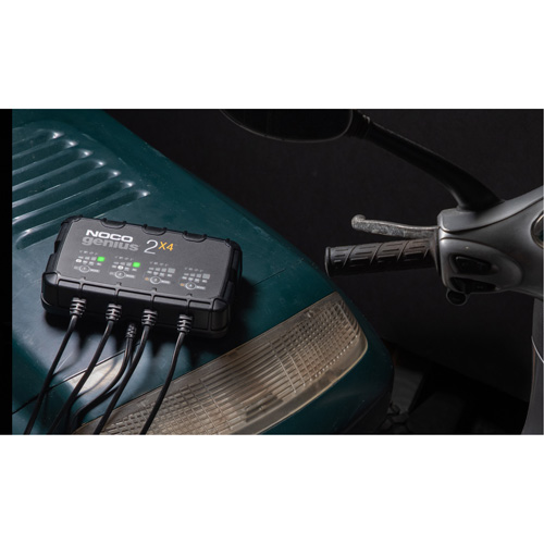 Chargeur de batterie 4 sorties de 8 A Genius 2X4 Planification Entrepots Molloy