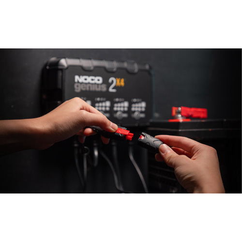 Chargeur de batterie 4 sorties de 8 A Genius 2X4 Planification Entrepots Molloy