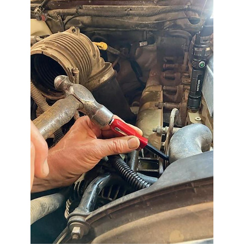 Barre-levier avec extr&eacute;mit&eacute; de frappe, 1/4" la x 5" lo Planification Entrepots Molloy