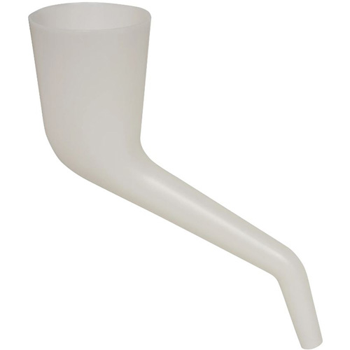 Translucent Right Angle Funnel, Plastic Planification Entrepots Molloy
