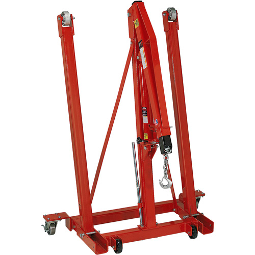 Grue pliante pour moteur, Capacit&eacute; 2500 lb (1,25 tonne) Planification Entrepots Molloy