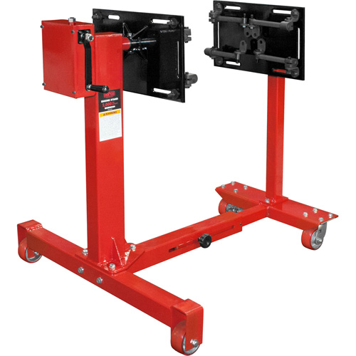 75:1 Gear-Driven Engine Stand, 1 tons Capacity, 42" H Planification Entrepots Molloy