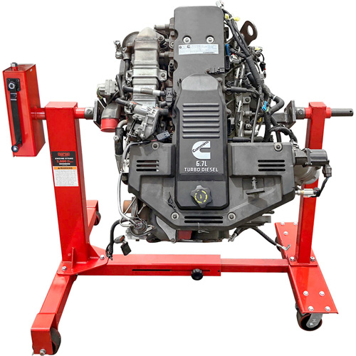 75:1 Gear-Driven Engine Stand, 1 tons Capacity, 42" H Planification Entrepots Molloy
