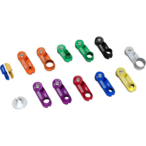 Jeu de d&eacute;connexions &agrave; ressort en aluminium 13 mcx Planification Entrepots Molloy